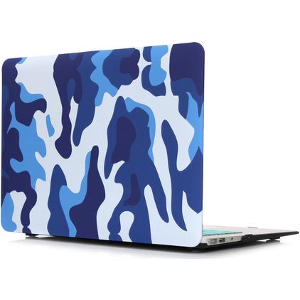 Mobigear Design MacBook Air 13 Inch (2010-2019) Hoes Hardshell Laptopcover MacBook Case - Sea Camauflage - Model A1369 / A1466