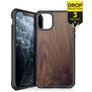 ITSkins HybridFusion iPhone 11 Pro Max Hoesje Hardcase Backcover Shockproof - Dark Wood