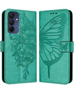 Mobigear Butterfly Samsung Galaxy A16 Hoesje Bookcase Portemonnee - Groen