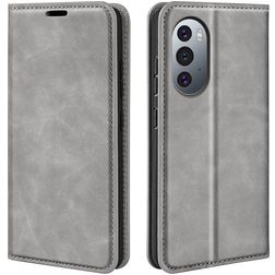 Mobigear Retro Slim Motorola Edge X30 Hoesje Bookcase Portemonnee - Grijs