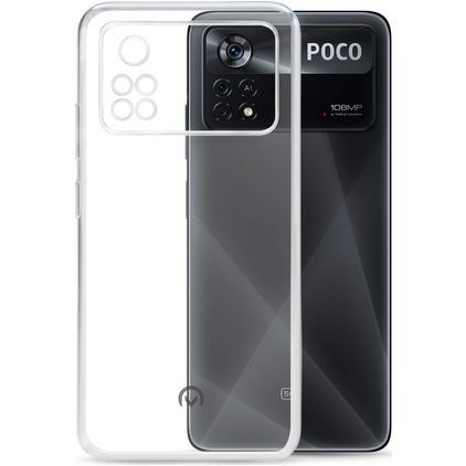 Mobilize Gelly Doorzichtig POCO X4 Pro 5G Hoesje Flexibel TPU Backcover - Transparant