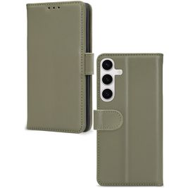 Mobilize Premium Gelly Wallet Samsung Galaxy S24 Hoesje Bookcase Portemonnee - Groen