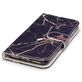 Mobigear Marble iPhone SE (2020) Hoesje Bookcase Portemonnee - Zwart