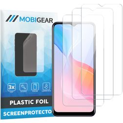 Mobigear Vivo Y21s Screenprotector Folie - Case Friendly (3-Pack)
