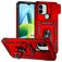Mobigear Armor Ring Cam Slide Xiaomi Redmi A1 4G Hoesje Hardcase Backcover Shockproof met Ringhouder en Camera Slider - Rood