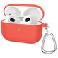 Mobigear Classic Apple AirPods 3 Hoesje Flexibel Siliconen - Rood