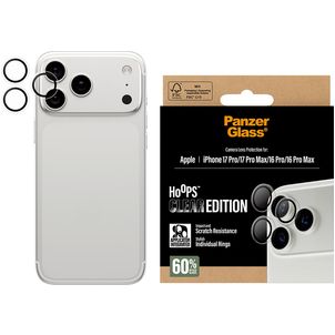 PanzerGlass Hoops iPhone 17 Pro Max Glazen Camera Lens Protector - Case Friendly