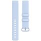 Mobigear Cross Siliconen Fitbit Charge 4 Bandje Gespsluiting - Babyblauw