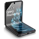 Mobigear OPPO Find N2 Flip Glazen Screenprotector - Case Friendly - Zwart
