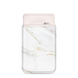MIO Pasjeshouder - 3 Pasjes - MagSafe Compatible - White Marble
