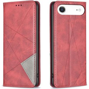 Mobigear Rhombus Slim iPhone Air Hoesje Bookcase - Rood