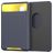 Mobigear Pocket Siliconen Pasjeshouder - 2 Pasjes - MagSafe Compatible - Blauw