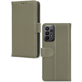 Mobilize Premium Gelly Wallet Samsung Galaxy A23 Hoesje Bookcase Portemonnee - Groen