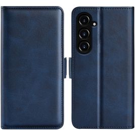 Mobigear Slim Magnet Samsung Galaxy S23 FE Hoesje Bookcase Portemonnee - Donkerblauw