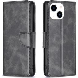 Mobigear Excellent iPhone 15 Hoesje Bookcase Portemonnee - Zwart