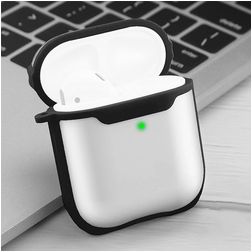 Mobigear Shockproof Apple AirPods 1 Hardcase Hoesje - Zwart