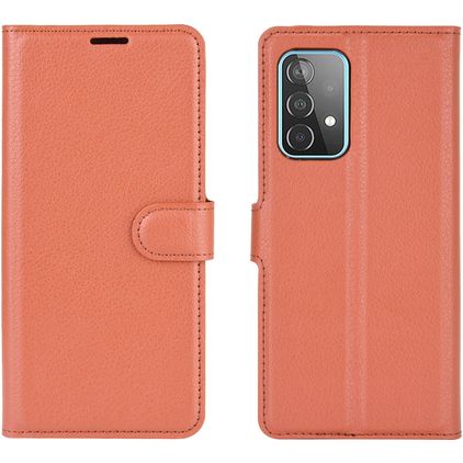 Mobigear Classic Samsung Galaxy A52s 5G Hoesje Bookcase Portemonnee - Cognac