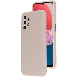 Mobiparts Samsung Galaxy A13 4G Siliconen Hoesje Backcover - Soft Salmon