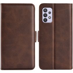 Mobigear Slim Magnet Samsung Galaxy A53 Hoesje Bookcase Portemonnee - Bruin