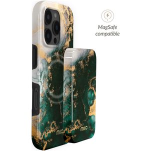 MIO Powerbank 5.000 mAh 15W - MagSafe Compatible - Green Marble