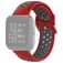 Mobigear Sport Plus Buckle Siliconen Fitbit Versa 2 Bandje Gespsluiting - Rood / Grijs