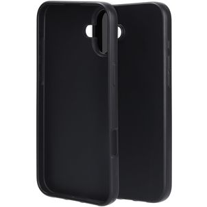 Mobiparts Classic iPhone 16 Plus Hoesje Flexibel TPU Backcover - Zwart
