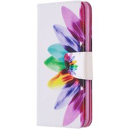 Mobigear Design HONOR 9X Lite Hoesje Bookcase Portemonnee - Zonnebloem