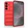 Mobigear Bumpy Samsung Galaxy S25 Plus Hoesje Flexibel TPU Backcover - Rood