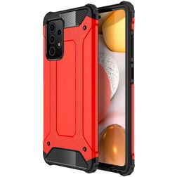 Mobigear Outdoor Samsung Galaxy A52s 5G Hoesje Hardcase Backcover Shockproof - Rood