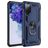 Mobigear Armor Ring Samsung Galaxy S20 FE Hoesje Hardcase Backcover Shockproof met Ringhouder - Blauw