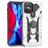 Mobigear Armor Ring iPhone 12 Pro Max Hoesje Hardcase Backcover Shockproof met Ringhouder - Zilver
