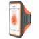 Mobiparts Comfort Fit Telefoonhouder Hardlopen iPhone SE (2016) Sport Hoesje Neopreen Sportarmband - Neon Orange