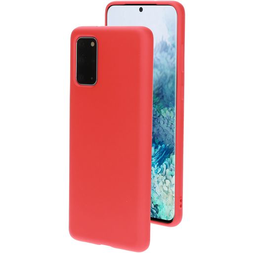 Mobiparts Samsung Galaxy S20 Plus Siliconen Hoesje Backcover - Scarlet Red