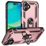 Mobigear Armor Ring iPhone 17 Hoesje Hardcase Backcover Shockproof met Ringhouder - Roségoud