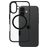 CARE by PanzerGlass Urban Combat iPhone 16 MagSafe Hoesje Hardcase Backcover - Transparant / Zwart