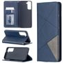 Mobigear Rhombus Slim Samsung Galaxy S21 Hoesje Bookcase - Blauw