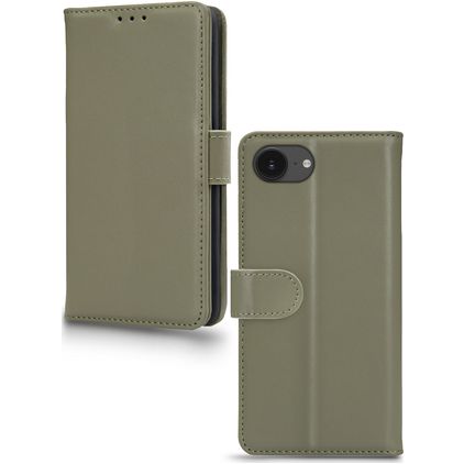 Mobilize Premium Gelly iPhone 17e Hoesje Bookcase Portemonnee - Groen