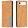 Mobigear Rhombus Slim iPhone Air Hoesje Bookcase - Cognac