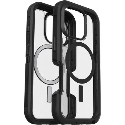 Otterbox Defender iPhone 16 Pro MagSafe Hoesje Hardcase Backcover Shockproof - Transparant / Zwart