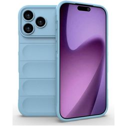 Mobigear Bumpy iPhone 18 Pro Max Hoesje Flexibel TPU Backcover - Blauw