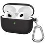 Mobigear Classic Apple AirPods 3 Hoesje Flexibel Siliconen - Zwart