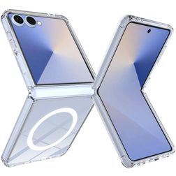 Mobigear Crystal Doorzichtig Samsung Galaxy Z Flip 8 MagSafe Hoesje Hardcase Backcover - Transparant