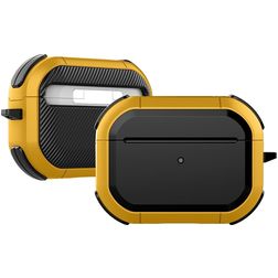 Mobigear Slim Armor Apple AirPods Pro 2 Shockproof Hardcase Hoesje - Geel