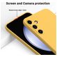 Mobigear Colors Samsung Galaxy A55 Siliconen Hoesje Backcover - Geel