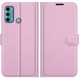 Mobigear Classic Motorola Moto G60 Hoesje Bookcase Portemonnee - Roze
