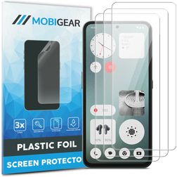 Mobigear Nothing CMF Phone 1 Screenprotector Folie - Case Friendly (3-Pack)