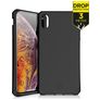 ITSkins SpectrumSolid iPhone XS Max Hoesje Flexibel TPU Backcover Shockproof - Plain Black