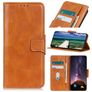 Mobigear Classy iPhone 13 Hoesje Bookcase Portemonnee - Cognac