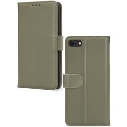 Mobilize Premium Gelly Wallet iPhone SE (2020) Hoesje Bookcase Portemonnee - Groen