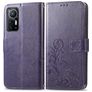 Mobigear Clover Xiaomi 12X Hoesje Bookcase Portemonnee - Paars